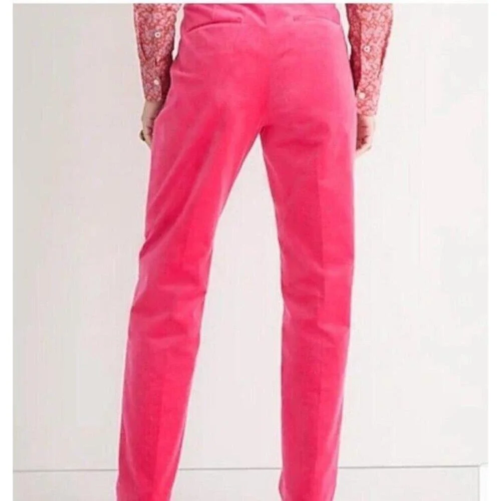 J. Crew. Willa Blazer Pants Suit Fuschia Dragon Fruit Pink Size 6 Velvet NWT
